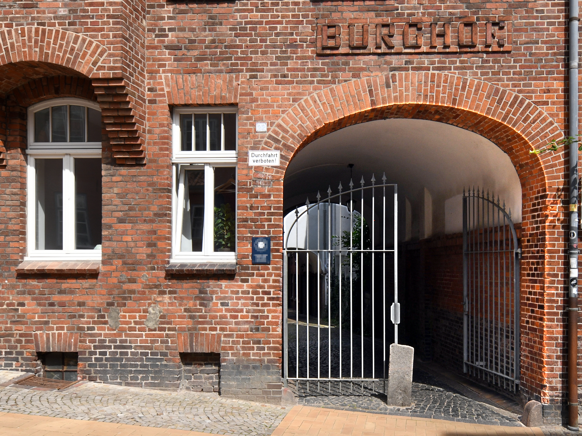 BURGHOFDREI barrierearm: Gefälle/Steigung Marienstraße